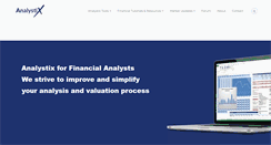 Desktop Screenshot of analystix.com